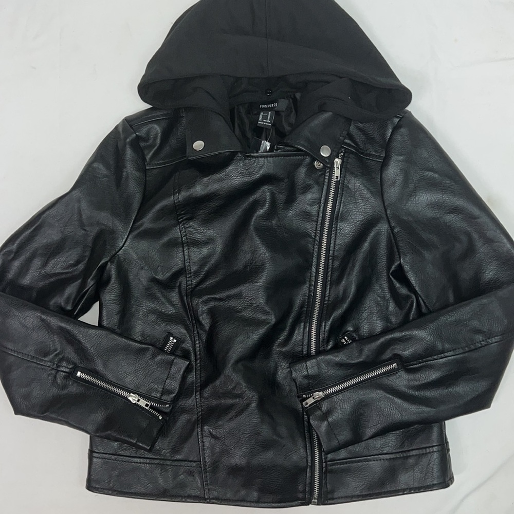2062 women forever 21 Leather jacket